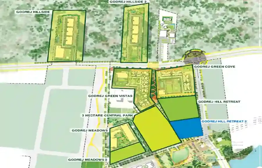 Godrej Mahalunge master plan layout